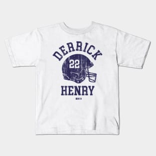 Derrick Henry Tennessee Helmet Font Kids T-Shirt